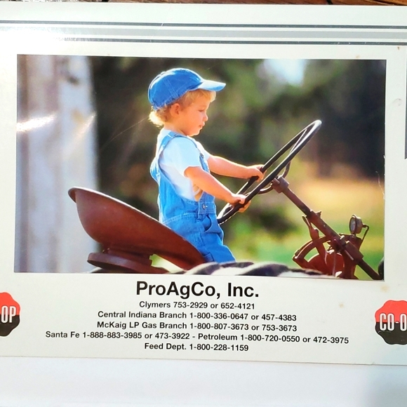 VTG Farm Tractor Calendar 1999 Wall Hanging Advertising ProAgCo Country Rustic - Picture 2 of 16